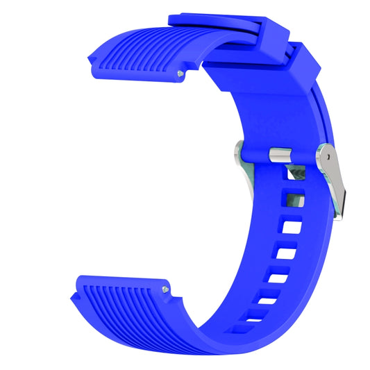 Vertical Grain Watch Band for Galaxy Watch 46mm(Sapphire Blue) by buy2fix