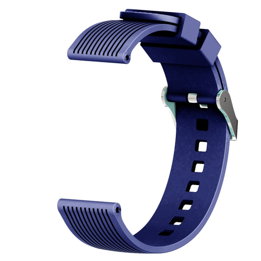 Vertical Grain Watch Band for Galaxy Watch 42mm(Dark Blue) by buy2fix