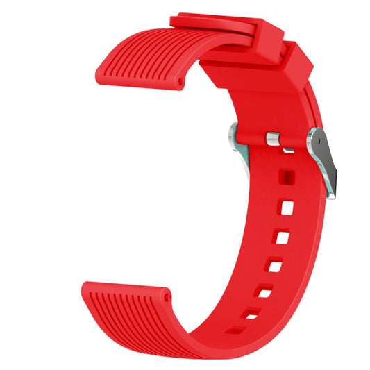 Vertical Grain Watch Band for Galaxy Watch 42mm(Red) by buy2fix