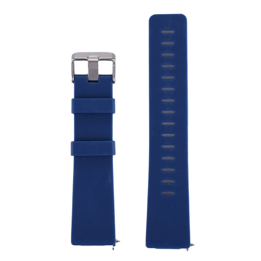 For Fitbit Versa / Versa 2 Simple Fashion Silicone Watch Band(Dark Blue) by buy2fix