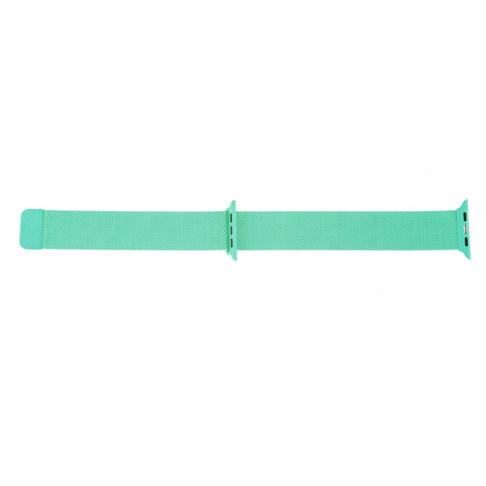 Milanese Loop Magnetic Stainless Steel Watch Band for Apple Watch Series 10 42mm / 9&8&7 41mm / SE 3&SE 2&6&SE&5&4 40mm / 3&2&1 38mm(Mint Green) by buy2fix