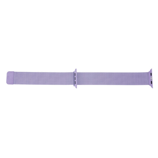 Milanese Loop Magnetic Stainless Steel Watch Band for Apple Watch Ultra 49mm&Watch Ultra 2 49mm / Series 10 46mm / 9&8&7 45mm / SE 3&SE 2&6&SE&5&4 44mm / 3&2&1 42mm(Light Purple) by buy2fix