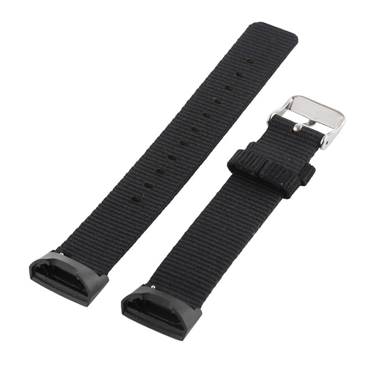 Nylon Watch Band for Fitbit Charge 3(Black) by buy2fix