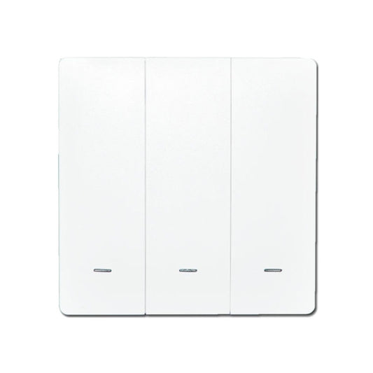 3 Buttons Intelligent Switch Smart Wall Switch (White) by buy2fix