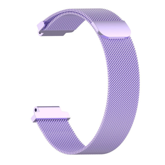Milanese Watch Band for Garmin Forerunner 235 26cm(Light Purple) by buy2fix