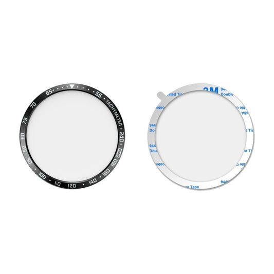 Dial Steel Protective Frame for Galaxy Watch 46mm(Black White) by buy2fix