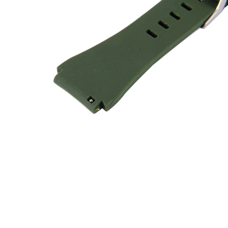 For Samsung Gear S3 Classic Smart Watch Silicone Watchband, Length: about 22.4cm(Army Green) by buy2fix