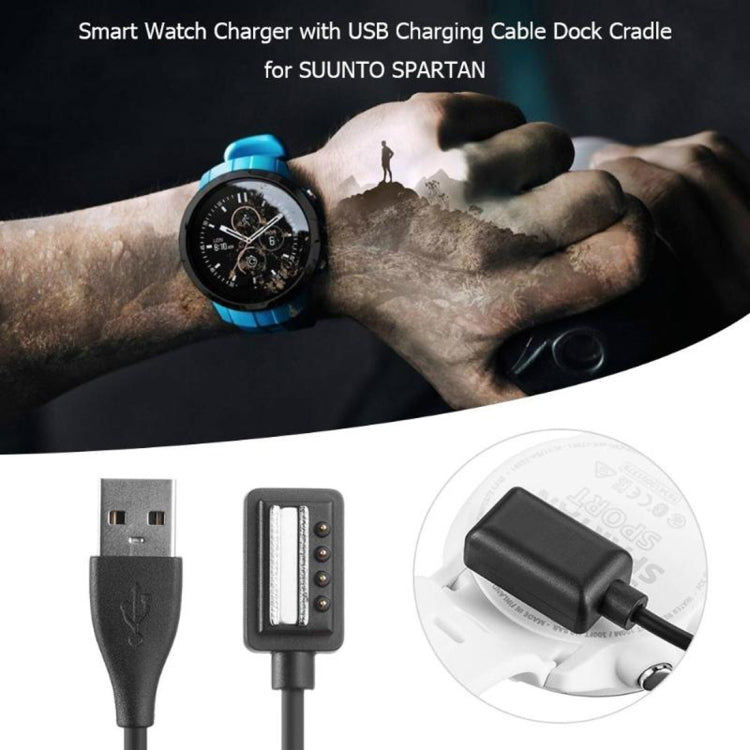 500mA 5V ABS USB Charger for Suunto Spartan, Cable Length: 100cm by buy2fix