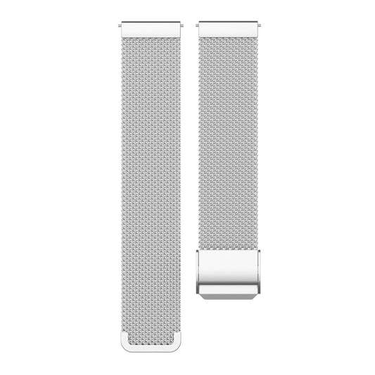 18mm Metal Mesh Wrist Strap Watch Band for Fossil Female Sport / Charter HR / Gen 4 Q Venture HR(Silver) by buy2fix