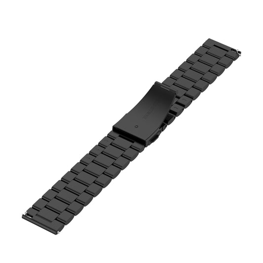 18mm Steel Wrist Strap Watch Band for Fossil Female Sport / Charter HR / Gen 4 Q Venture HR(Black) by buy2fix