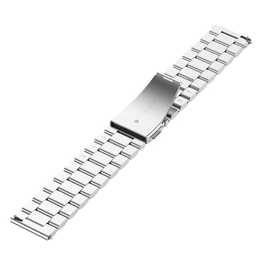 22mm Steel Wrist Strap Watch Band for Fossil Hybrid Smartwatch HR, Male Gen 4 Explorist HR / Male Sport(Silver) by buy2fix