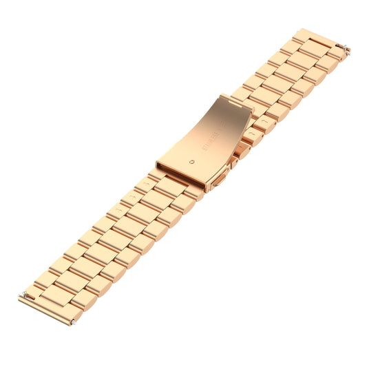 22mm Steel Wrist Strap Watch Band for Fossil Gen 5 Carlyle, Gen 5 Julianna, Gen 5 Garrett, Gen 5 Carlyle HR (Rose Gold) by buy2fix