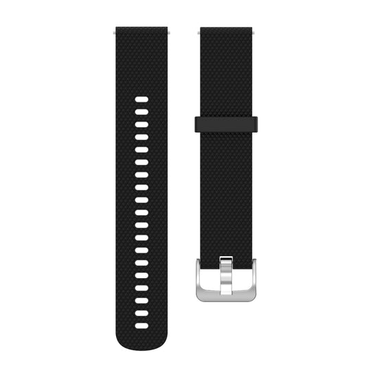 22mm Texture Silicone Wrist Strap Watch Band for Fossil Gen 5 Carlyle, Gen 5 Julianna, Gen 5 Garrett, Gen 5 Carlyle HR(Black) by buy2fix