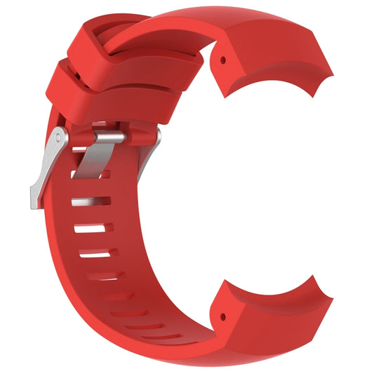 Silicone Watch Band for SUUNTO Core ALU Black(Red) by buy2fix