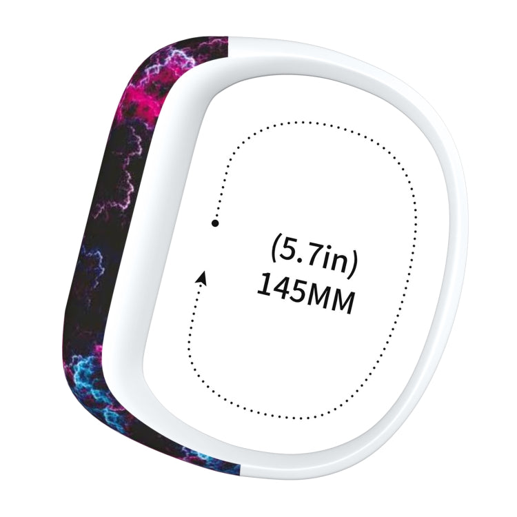 Flower Pattern Silicone Sport Watch Band for Garmin Vivofit JR, Size: Small(Blue + Red) by buy2fix