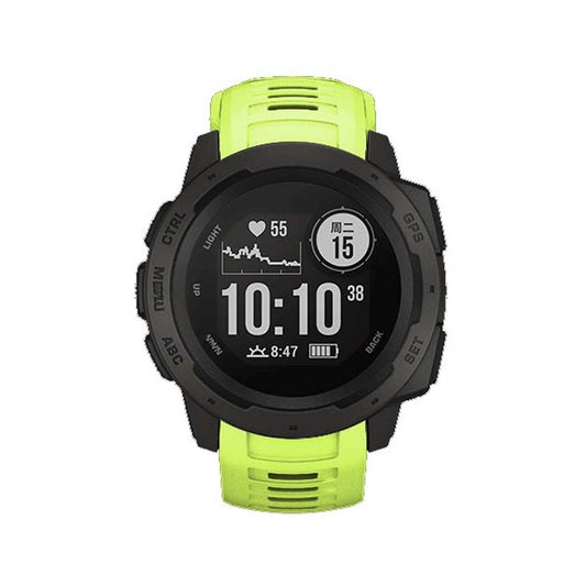Silicone Watch Band for Garmin Instinct 22mm, Host not Included(Green) by buy2fix