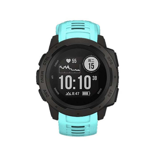 Silicone Watch Band for Garmin Instinct 22mm, Host not Included(Mint Green) by buy2fix
