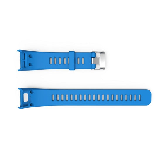 Silicone Sport Watch Band for Garmin Vivosmart HR(Blue) by buy2fix