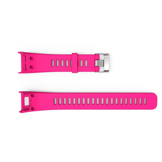 Silicone Sport Watch Band for Garmin Vivosmart HR (Rose Red) by buy2fix