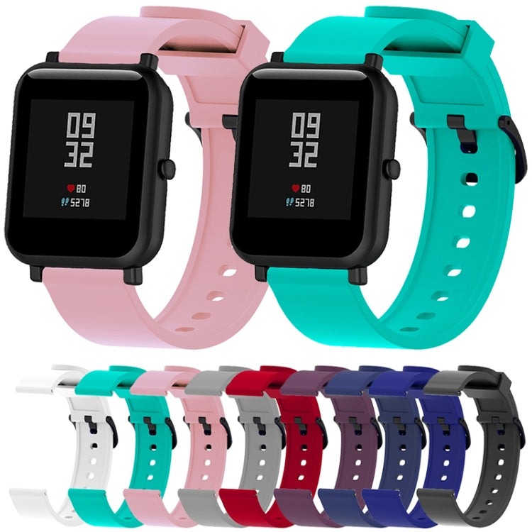 Silicone Glossy Sport Watch Band for Huami Amazfit Bip Lite Version 20mm(Purple) by buy2fix