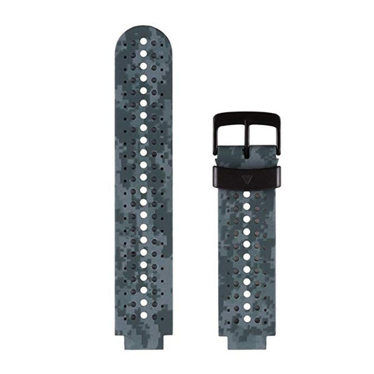 Silicone Sport Watch Band for Garmin Forerunner 235(Black Grey) by buy2fix