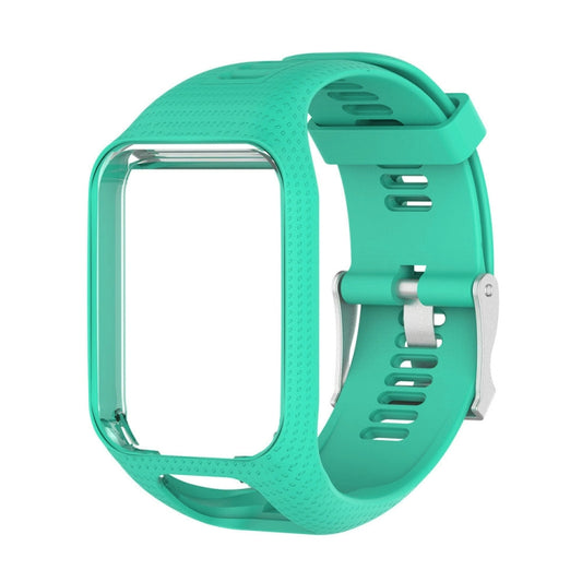Silicone Sport Watch Band for Tomtom Runner 2/3 Series (Mint Green) by buy2fix
