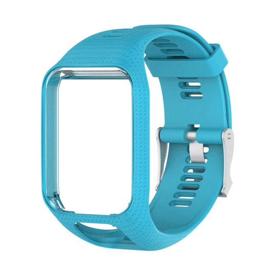 Silicone Sport Watch Band for Tomtom Runner 2/3 Series (Sky Blue) by buy2fix