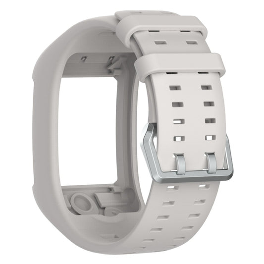 Silicone Sport Watch Band for POLAR M600(Light Grey) by buy2fix