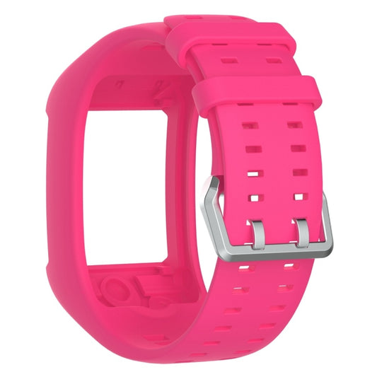 Silicone Sport Watch Band for POLAR M600(Rose Red) by buy2fix