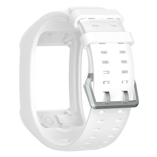 Silicone Sport Watch Band for POLAR M600(White) by buy2fix