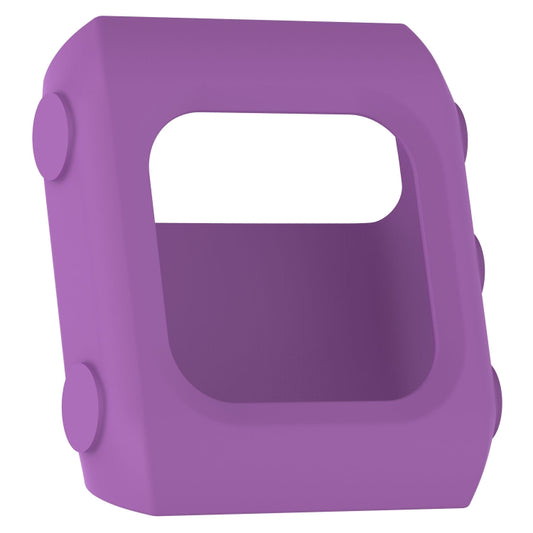 Solid Color Silicone Watch Protective Case for POLAR V800(Purple) by buy2fix