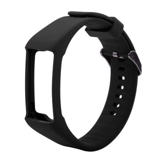 Silicone Sport Watch Band for POLAR A360 / A370(Black) by buy2fix