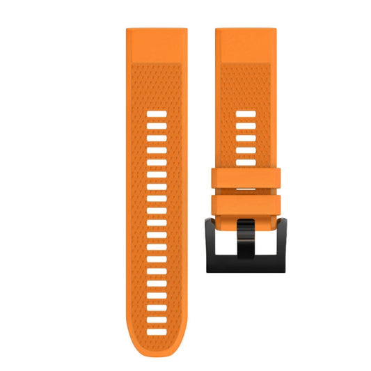 Quick Removable Silicone Watch Band for Fenix 5 22mm(Orange) by buy2fix