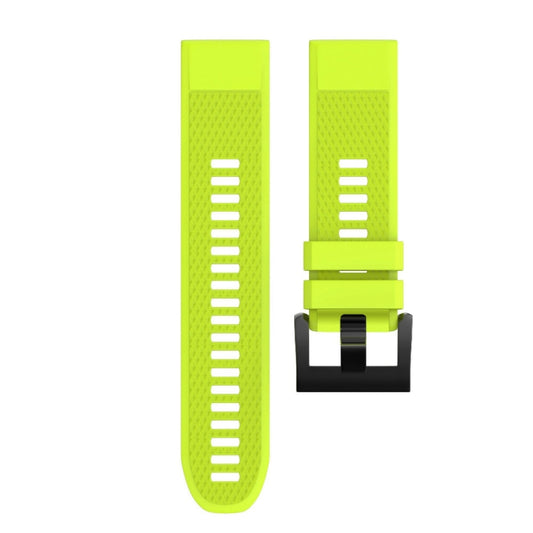Quick Removable Silicone Watch Band for Fenix 5 22mm(Green) by buy2fix