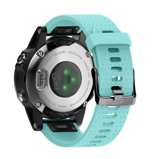 Quick Removable Silicone Watch Band for Fenix 5S 20mm(Mint Green) by buy2fix