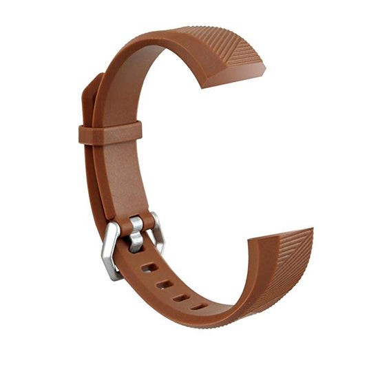Children Silicone Twilled Watch Band for FITBIT ACE(Coffee) by buy2fix