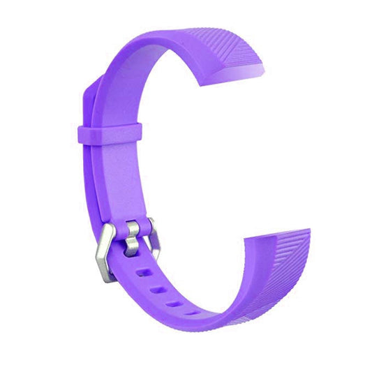Children Silicone Twilled Watch Band for FITBIT ACE(Purple) by buy2fix