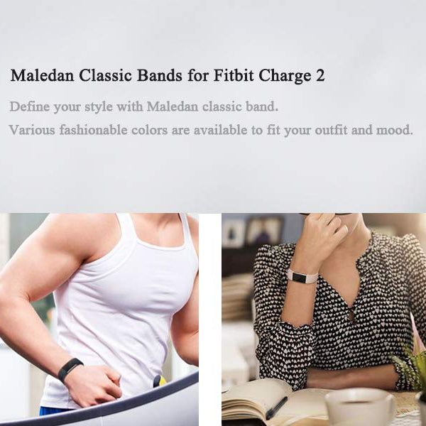 Square Pattern Adjustable Sport Watch Band for FITBIT Charge 2, Size: S, 10.5x8.5cm(Grey) by buy2fix