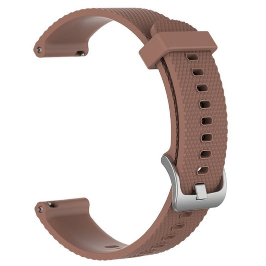 Smart Watch Silicone Watch Band for POLAR Vantage M 22mm(Brown) by buy2fix