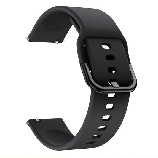Smart Watch Electroplated Buckle Watch Band for Galaxy Watch Active(Black) by buy2fix