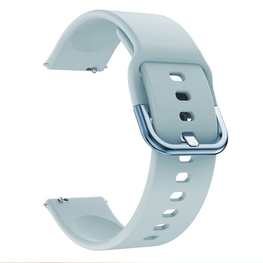 Smart Watch Electroplated Buckle Watch Band for Galaxy Watch Active(Baby Blue) by buy2fix