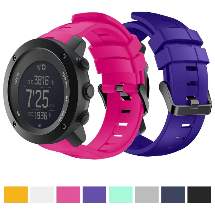 Smart Watch Silicone Watch Band for Suunto Ambit3 Vertical(Rose Red) by buy2fix