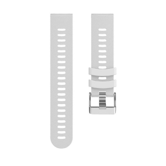 Smart Watch Silicone Watch Band for Garmin Forerunner 245(White) by buy2fix