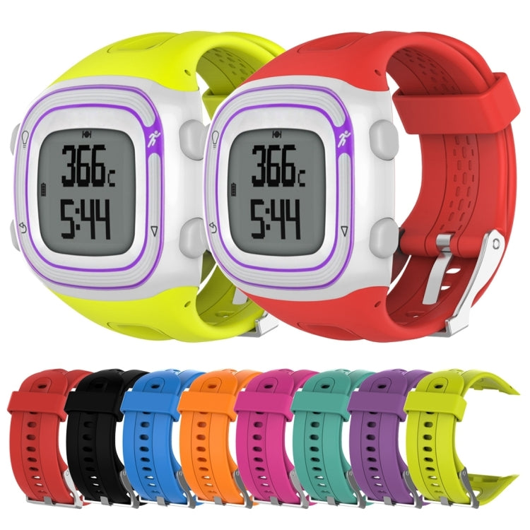 For Garmin Forerunner 10 / 15 Female Style Silicone Sport Watch Band (Pink) by buy2fix
