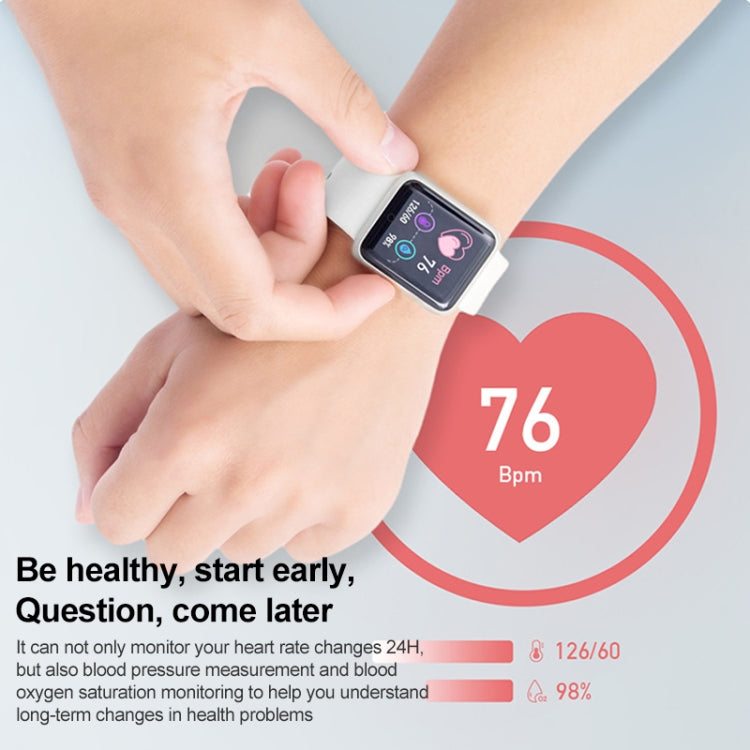 Y68M 1.44 inch Smart Watch, Support Heart Rate Blood Pressure Blood Oxygen Monitoring(Blue) by buy2fix