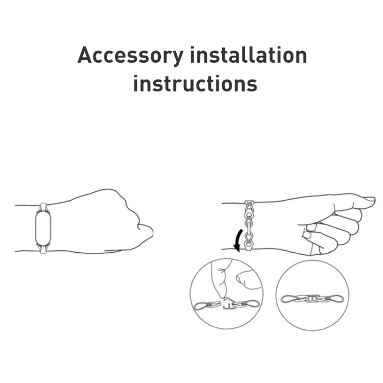 Original For Xiaomi Mi Band 8 Fashion Stainless Steel Bracelet (White) by Xiaomi