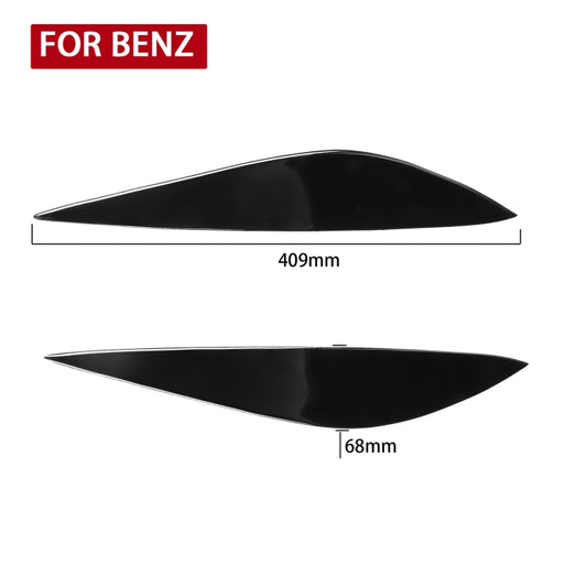 Car ABS Light Eyebrow For Mercedes-Benz C-class W204/C180/C200/C260/C300/C350 2008-2011 by buy2fix