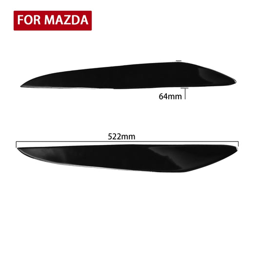 Car ABS Light Eyebrow For Mazda 3 2010-2013 by buy2fix