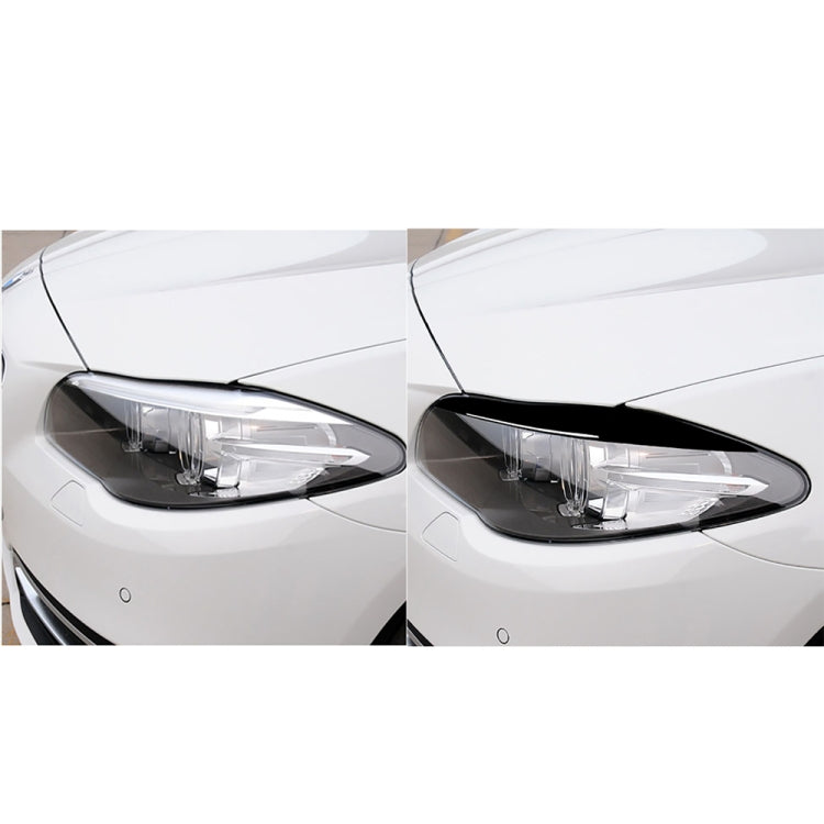 For BMW 5 Series F10 2010-2013 Car Lamp Eyebrow Decorative Sticker,Left and Right Drive Universal by buy2fix
