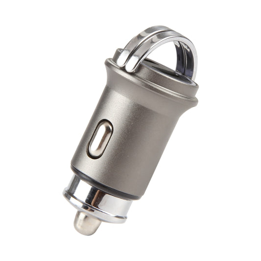 AR-CA08 12W 2A USB-C / Type-C + USB Ports Car Charger (Grey) by buy2fix